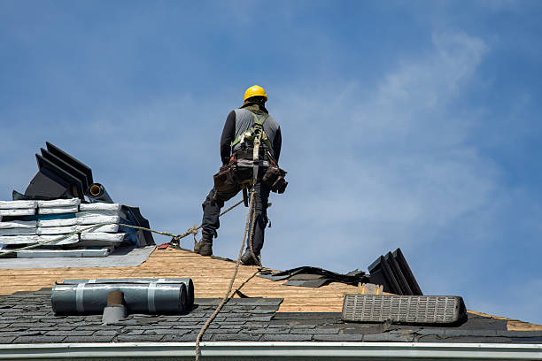 Professional Metal Roofing technician working in Hyde Park, MA